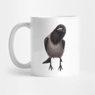 Cute Crow Drawing Mug